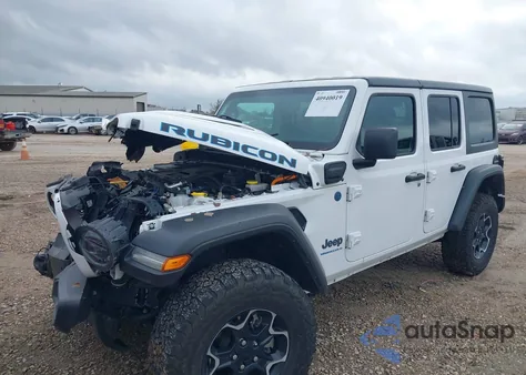 2023 Jeep Wrangler 4Xe Rubicon 4X4 z USA, uszkodzony, nr VIN 1C4JJXR65PW621159